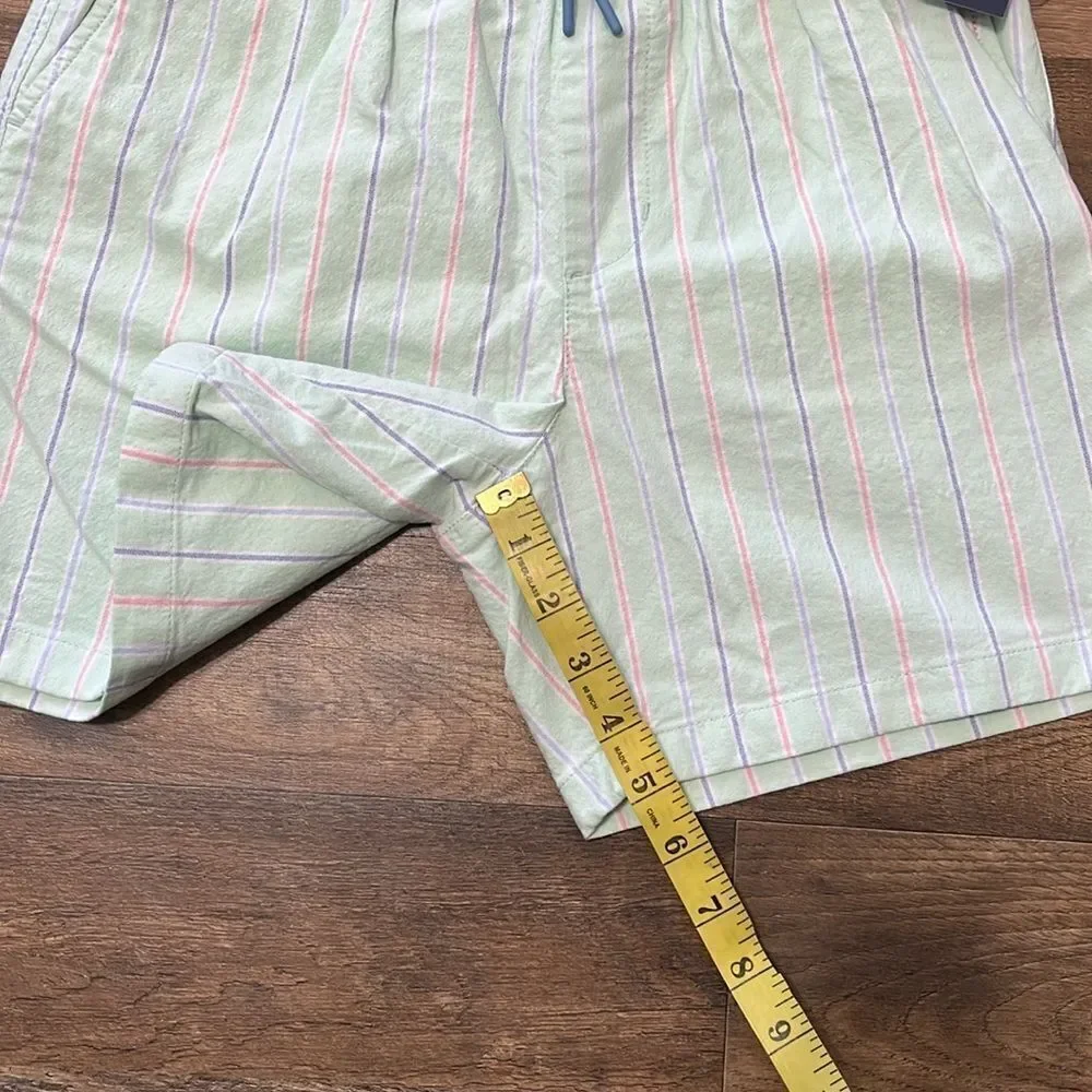 Boys Stripe Drawstring Stretch Oxford Shorts size 12